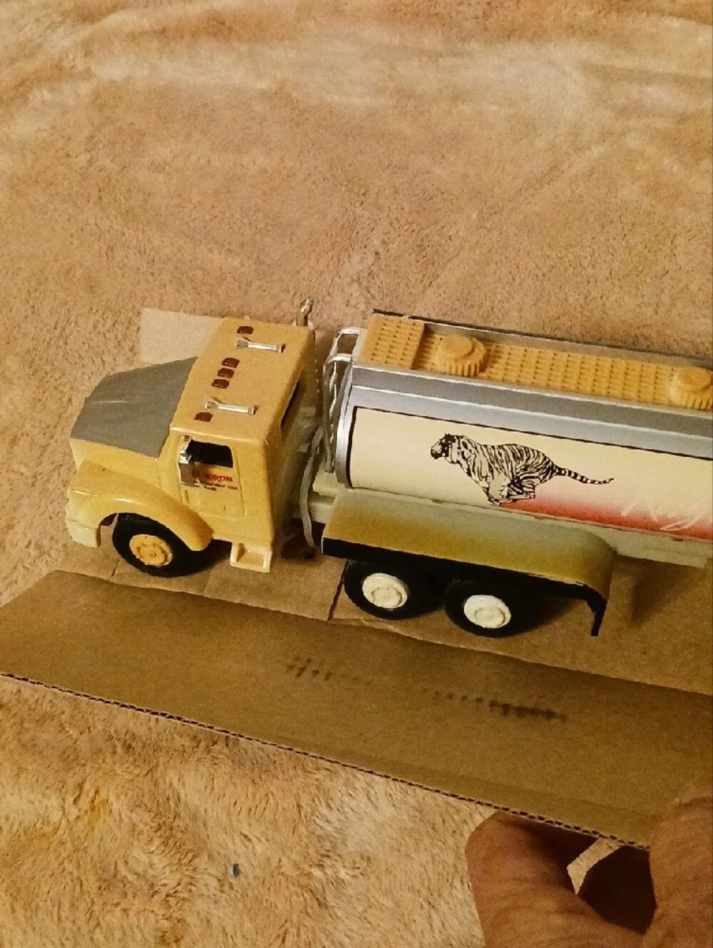 Red & Silver Toy Tanker Truck - Rely on the Tiger